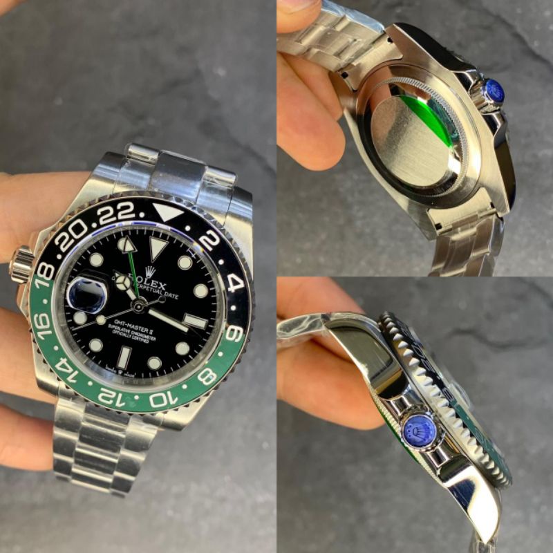 Jual Jam Tangan Pria Rolex GMT Master II Sprite 126720VTNR New 2022 Swiss Clone 1 1 SS Shopee