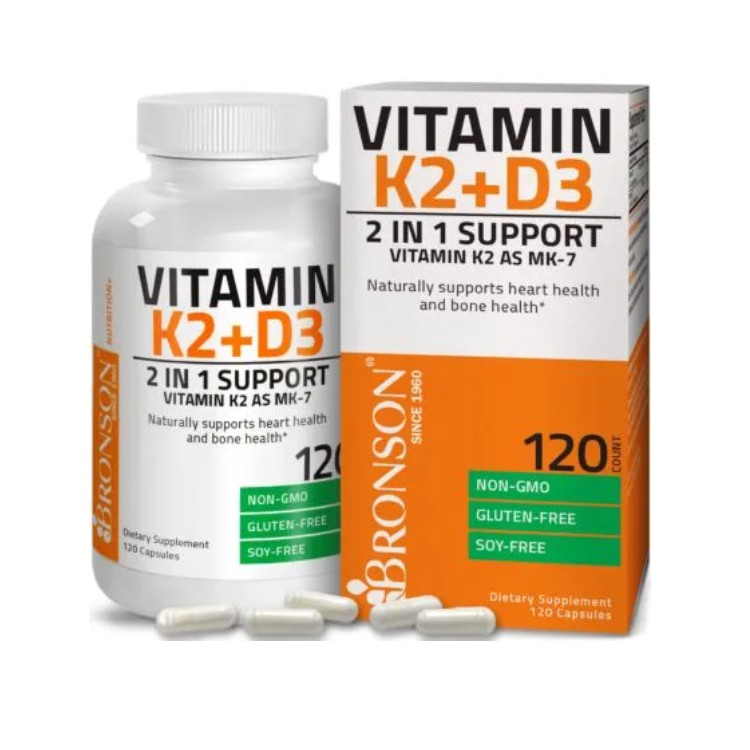 Jual Vitamin K2 MK7 Plus Vitamin D3 120 Capsules Shopee Indonesia