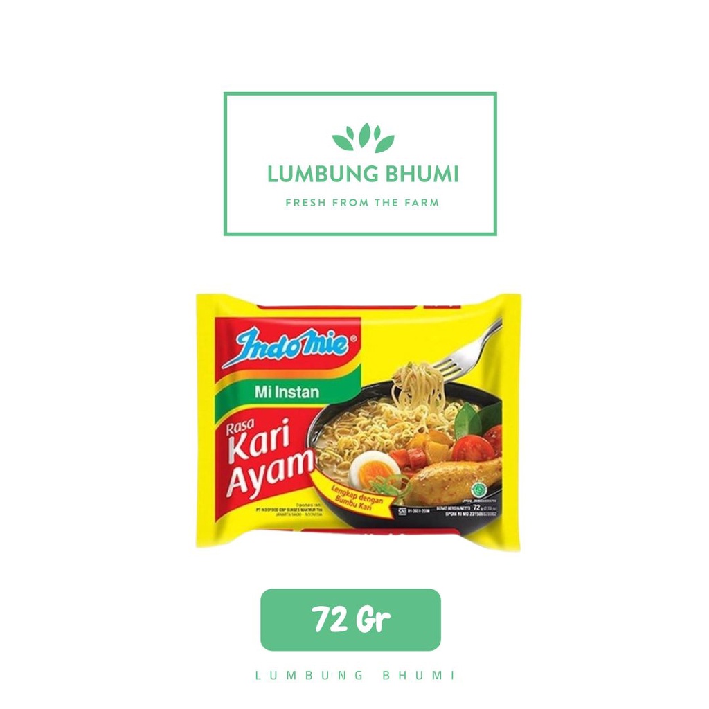 Jual Lumbung Bhumi Indomie Mi Mie Kari Ayam 1 Pcs Bahan Pokok