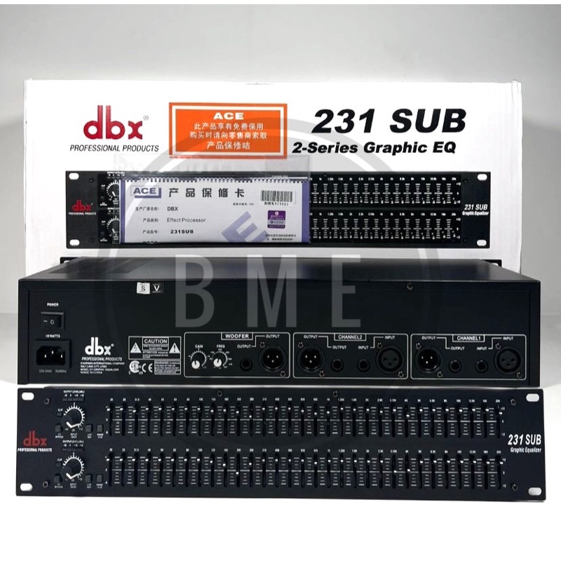 Jual EQUALIZER DBX 231+SUBWOOFER/EQUALISER DBX 231 SUBWOOFER Shopee