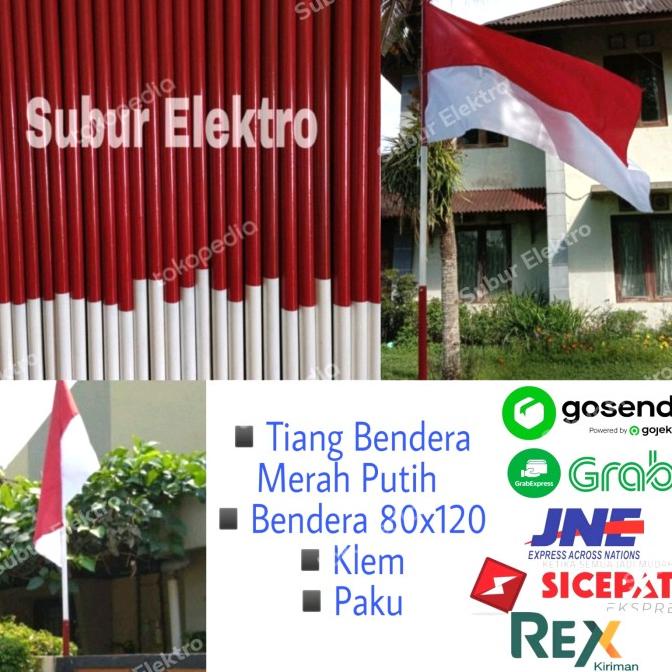 Jual :::::::] PAKET Tiang Bendera Merah Putih 3 Meter Tinggal Pasang ...