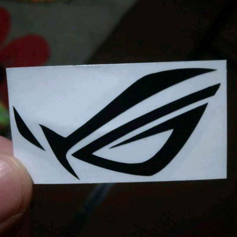Jual sticker cutting logo asus rog Shopee Indonesia