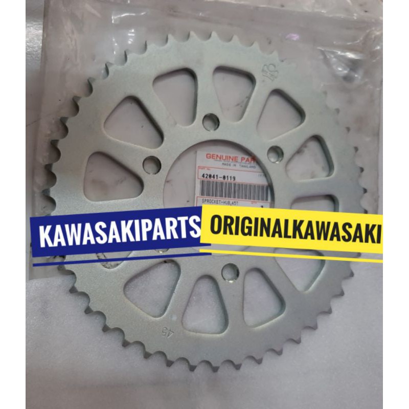 Jual gir gear roda belakang Z800 ukuran standart 45T Ori Kawasaki ...