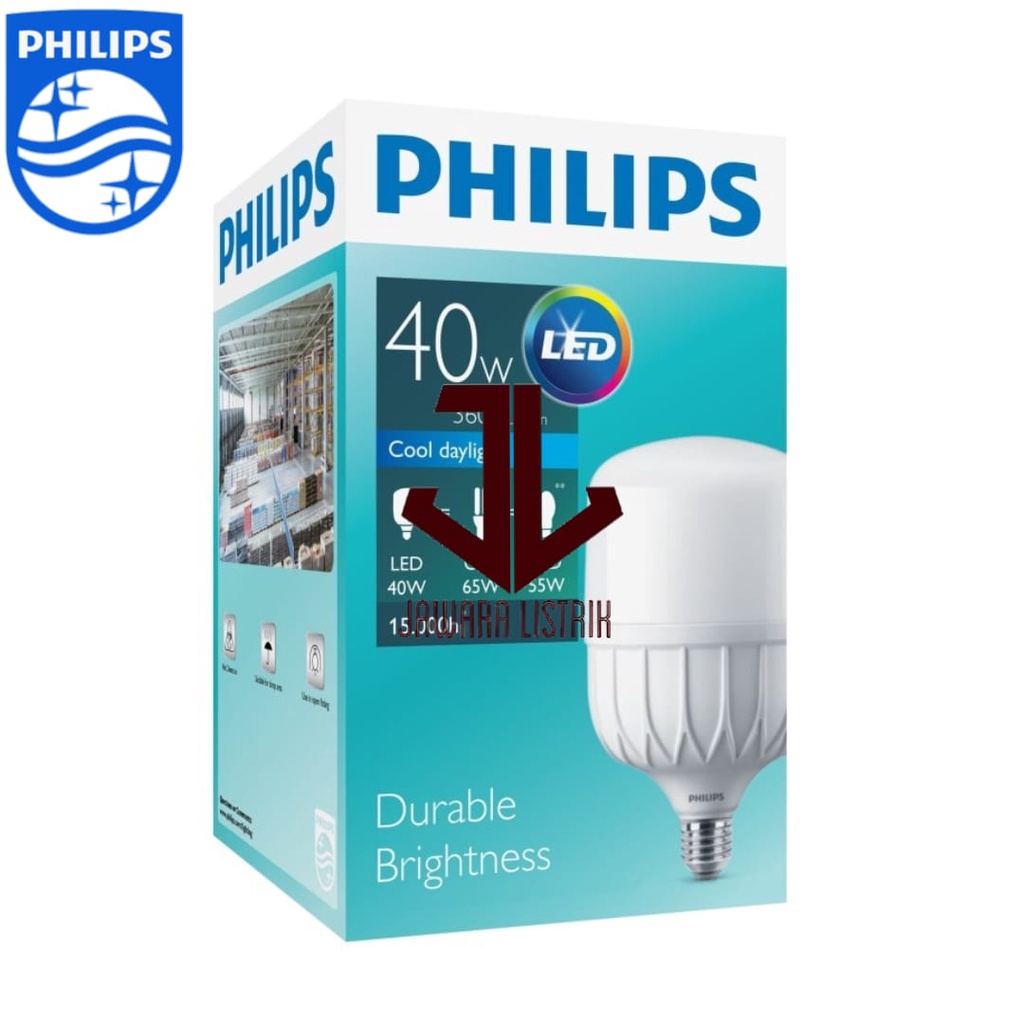 Jual PHILIPS LAMPU LED 40 W WATT 40W CAPLSULE E27 | Shopee Indonesia