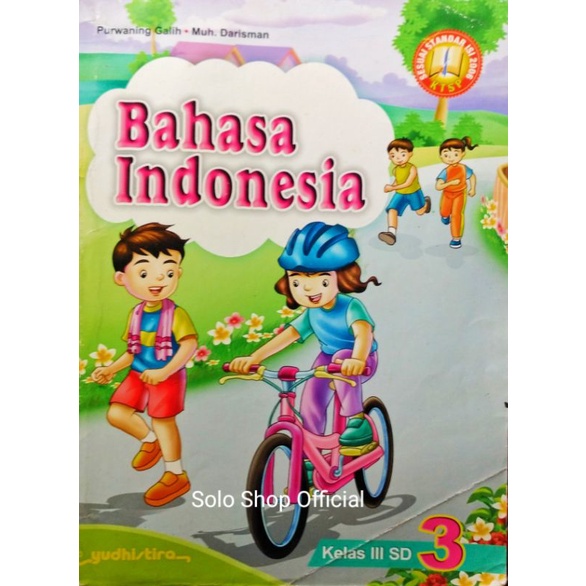 Jual BUKU BAHASA INDONESIA SD KELAS 3 III PURWANING GALIH YUDHISTIRA ...