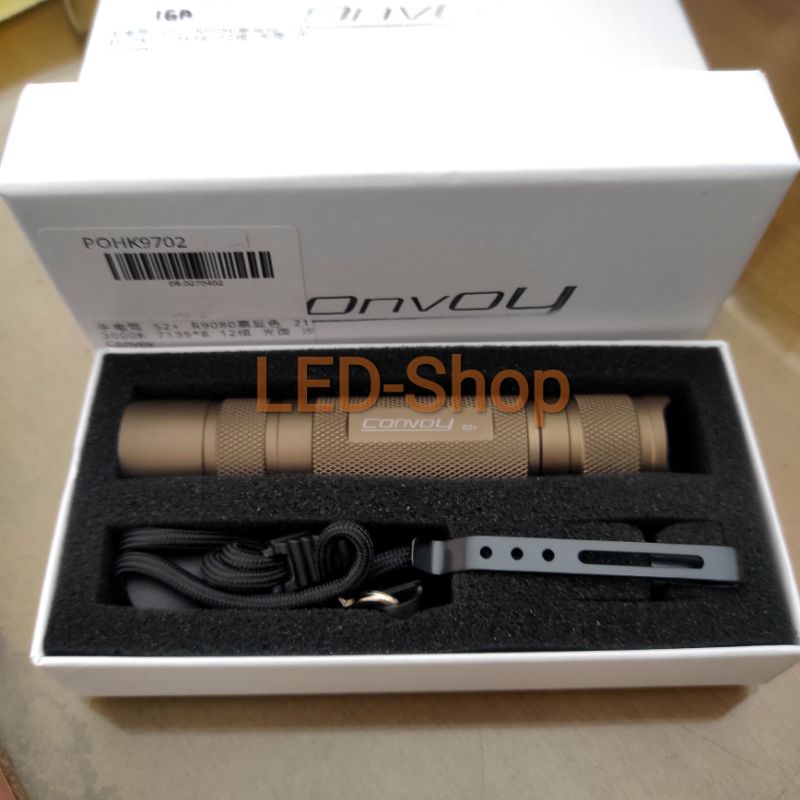 Jual Convoy S2+ Nichia 219B R9080 High CRI | Shopee Indonesia