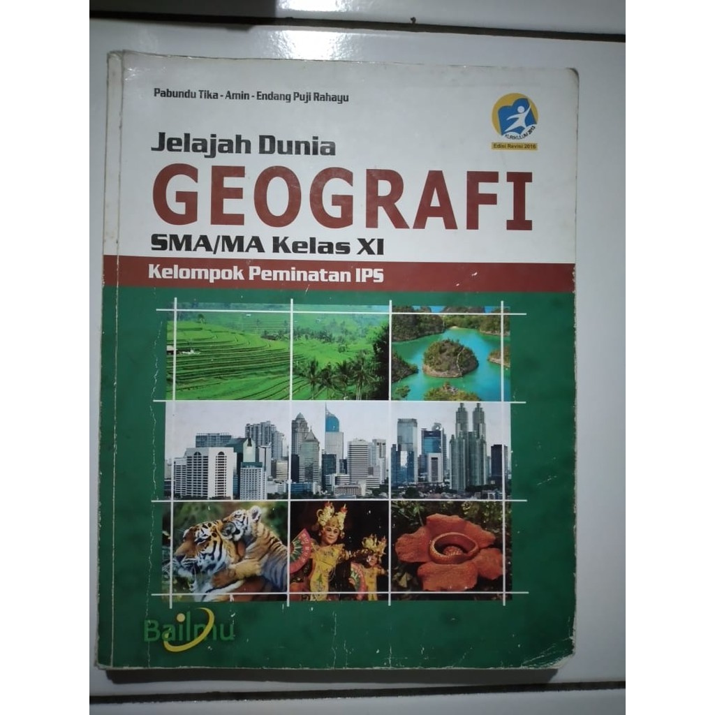 Jual Buku Geografi Kelas 11 SMA/MA Kurikulum 2013 Edisi Revisi Bailmu ...