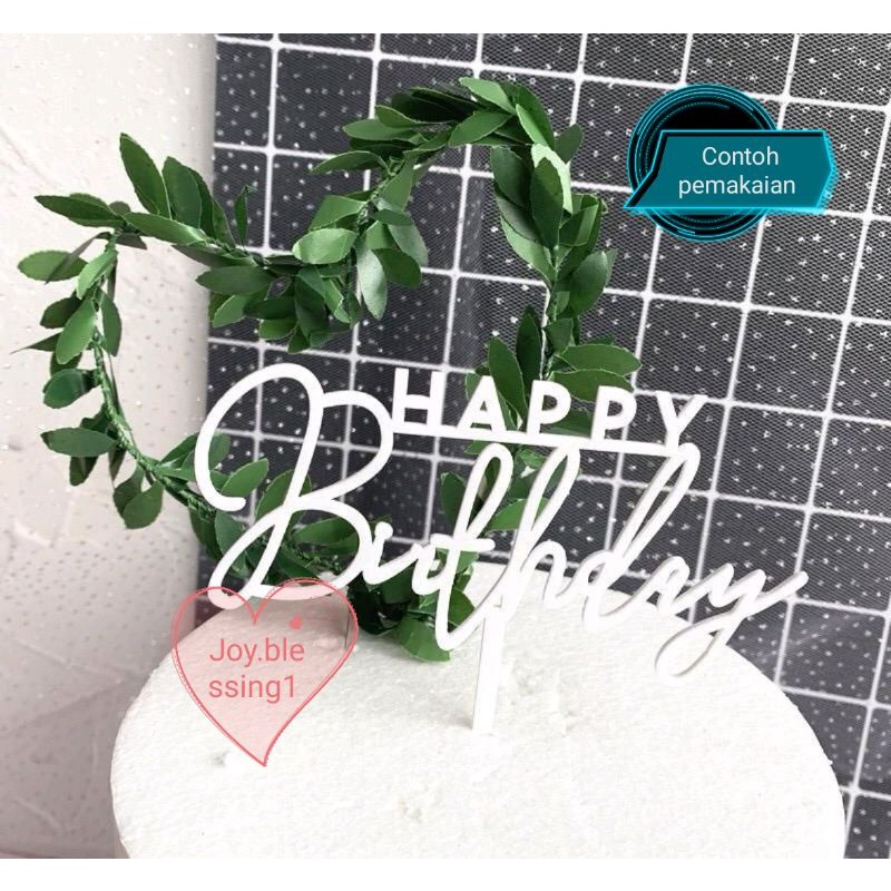 Jual TOPPER BESAR LINGKARAN BENTUK DAUN PER PCS | Shopee Indonesia