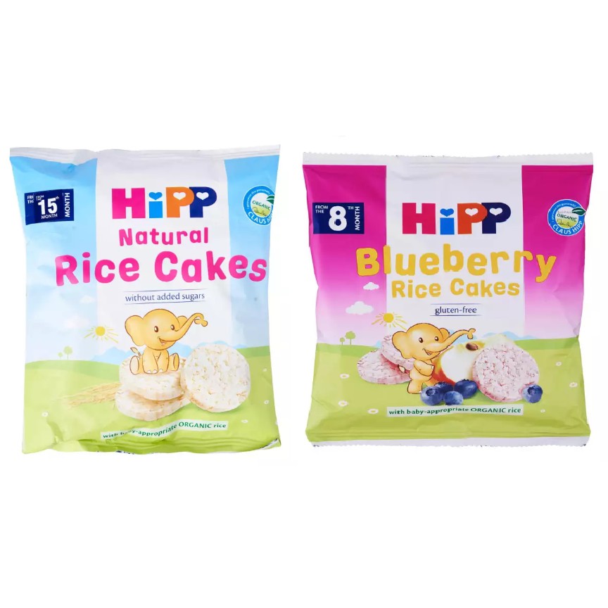 Jual HiPP Organic Rice Cakes Blueberry Natural 30g 35g | Shopee Indonesia
