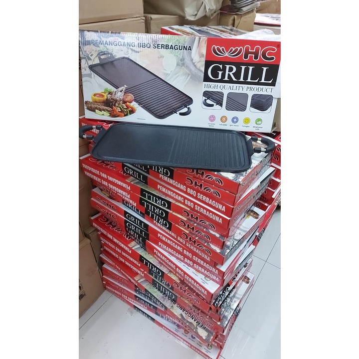 Jual Multi Grill Pan Merk HC, Omicko, Suggo / Panggangan Barbeque BBQ