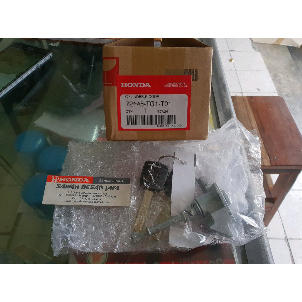 Jual Cylinder Door Lock Assy - Silinder Kunci Pintu Depan Kanan Honda ...