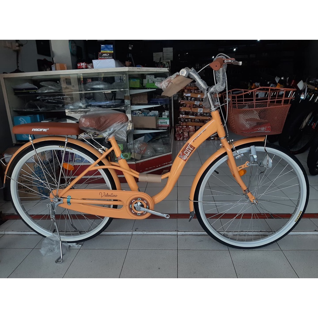 Jual Sepeda Perempuan Dewasa Mini Ctb City Bike 20 26 Pacific Valentino Shopee Indonesia 4833