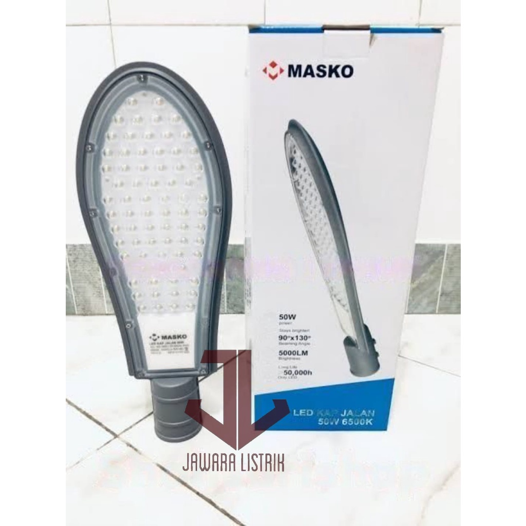Jual MASKO LAMPU JALAN LED PJU 50 WATT GARANSI 1 TAHUN 50W | Shopee ...
