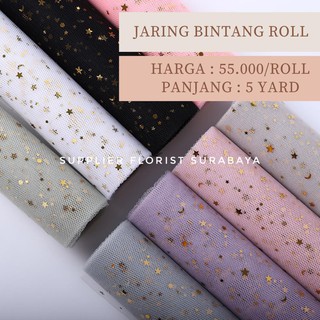 Jual SFS - JARING BULAN BINTANG TILE BULAN BINTANG MESH ROLL WRAPPING ...