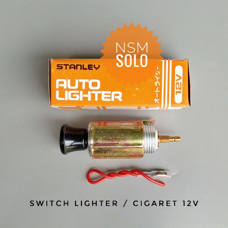 Jual Switch Saklar Lighter Cigaret Soket Pemantik Api Rokok Mobil Universal Volt Shopee