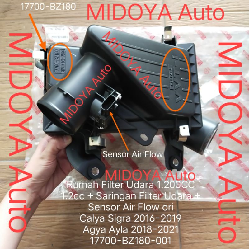 Jual Rumah Filter Udara Cc Saringan Sensor Air Flow Calya Sigra Agya Ayla Ori