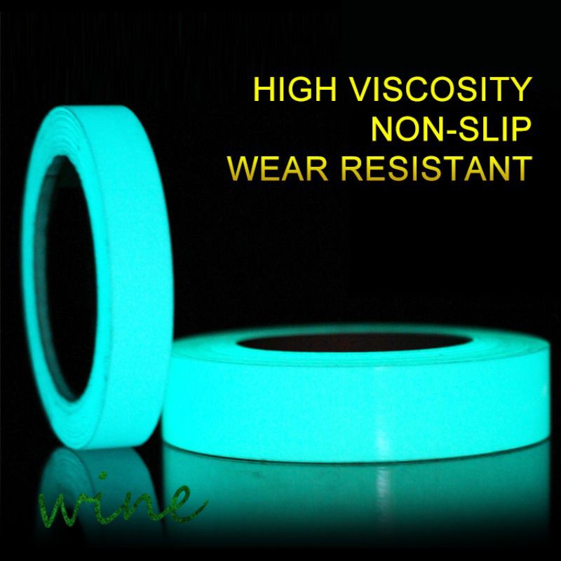 Jual 10meter Sticker fosfor glow in the dark bercahaya dalam gelap ...