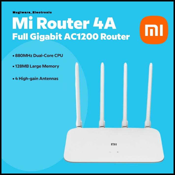 Jual Xiaomi Mi Wifi Router 4A Basic/Gigabit Version - Router Wifi ...
