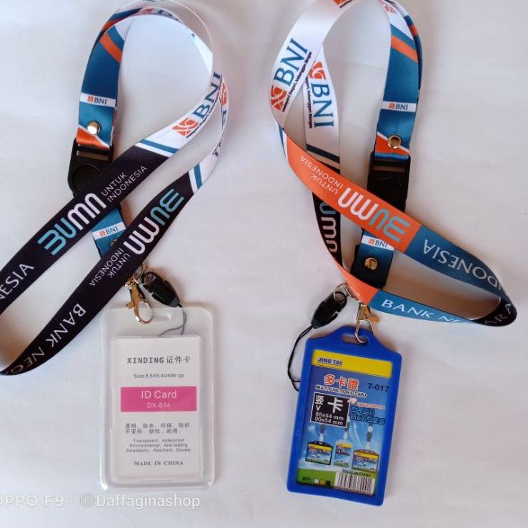 Jual Paling Dicari Bank Bni Bumn Lanyard Tali Gantungan Id Card Holder