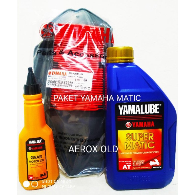 Jual SALE !!! PAKET OLI YAMALUBE SUPER MATIC 1 L + YAMALUBE GEAR 140 ML