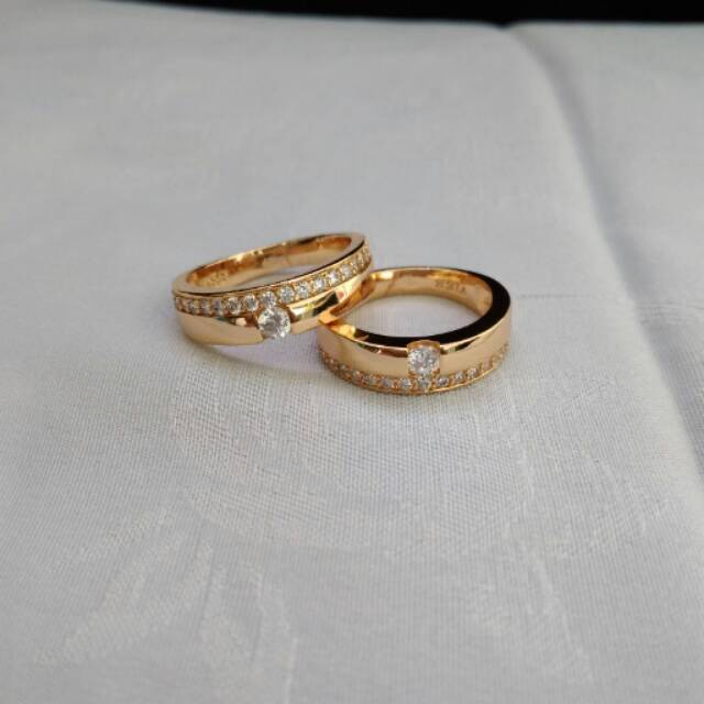 Jual ring couple gold | Shopee Indonesia