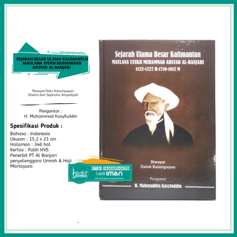 Jual Buku Sejarah Ulama Besar Kalimantan Syekh Muhammad Arsyad Al ...