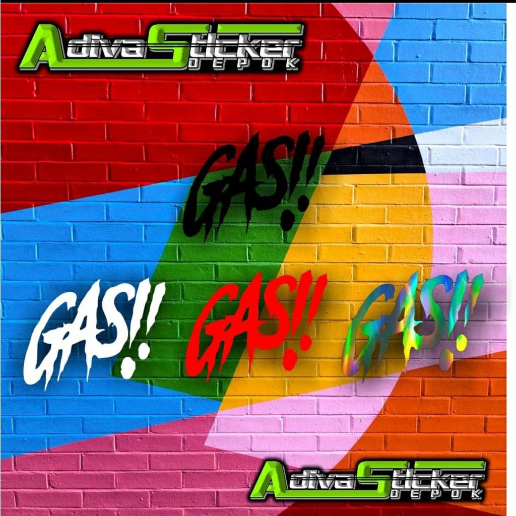 Jual STIKER CUTTING GAS!!(A19) stiker gas stiker tangki motor | Shopee ...