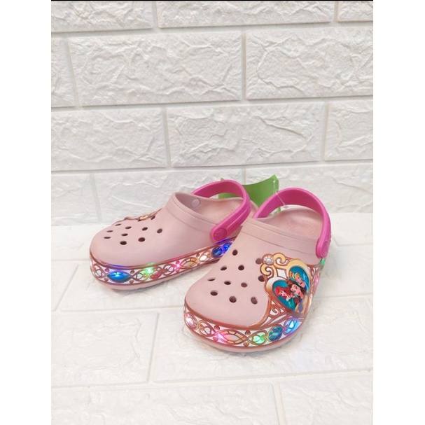 Jual crocs princes & unicorn LED bisa nyala | Shopee Indonesia