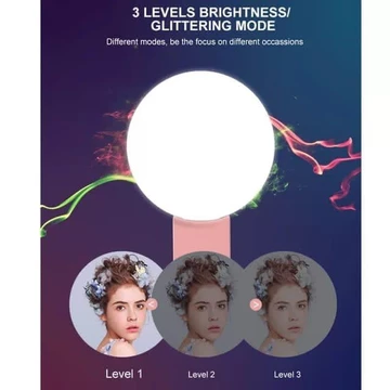 Ring Light Selfie Mini Q Portable 3 Warna