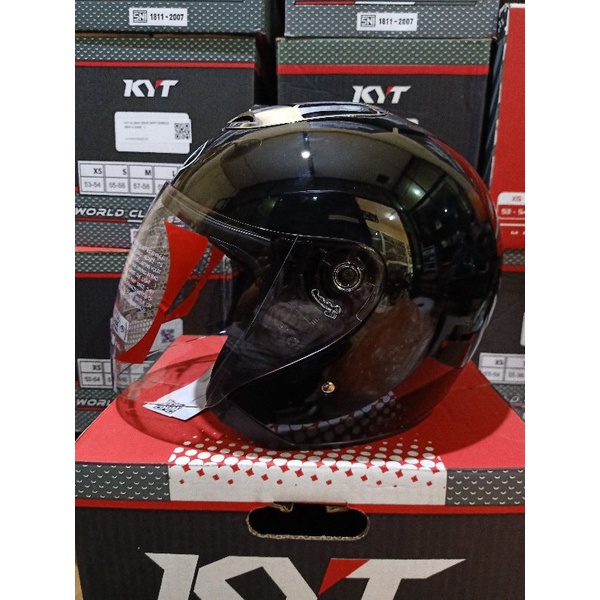 Jual helm kyt jet XR solid Shopee Indonesia