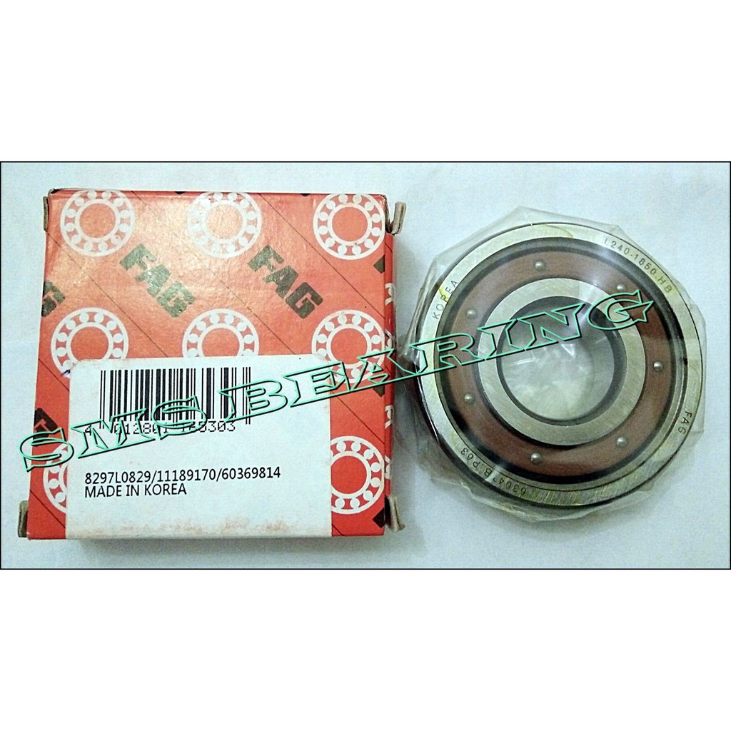 Cuscinetto A Sfera FAG 6205 TB P63 - Scanalato Profondo - Precisione Speciale 30x62x16mm