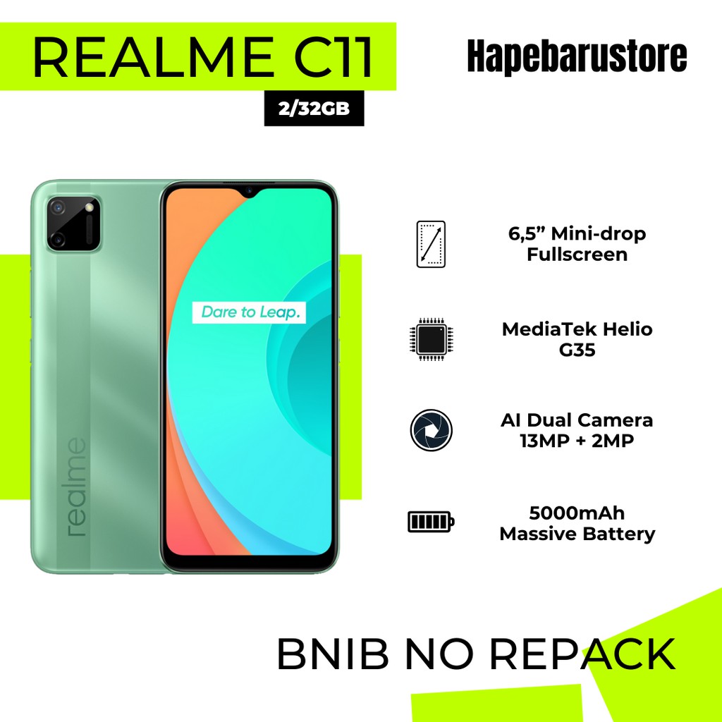 Jual Realme C11 2021 2/32GB - Garansi Resmi Realme 1 Tahun | Shopee ...