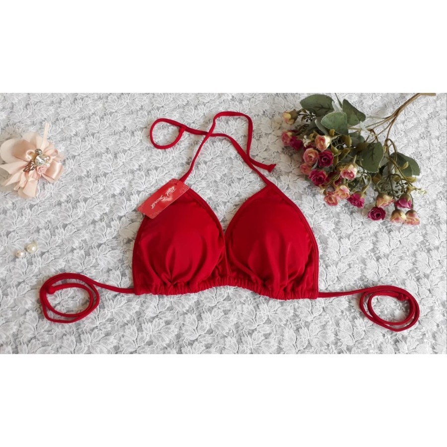 Jual Pakaian Renang Wanita 01 Bikini Pantai Merah Sexy Shopee Indonesia