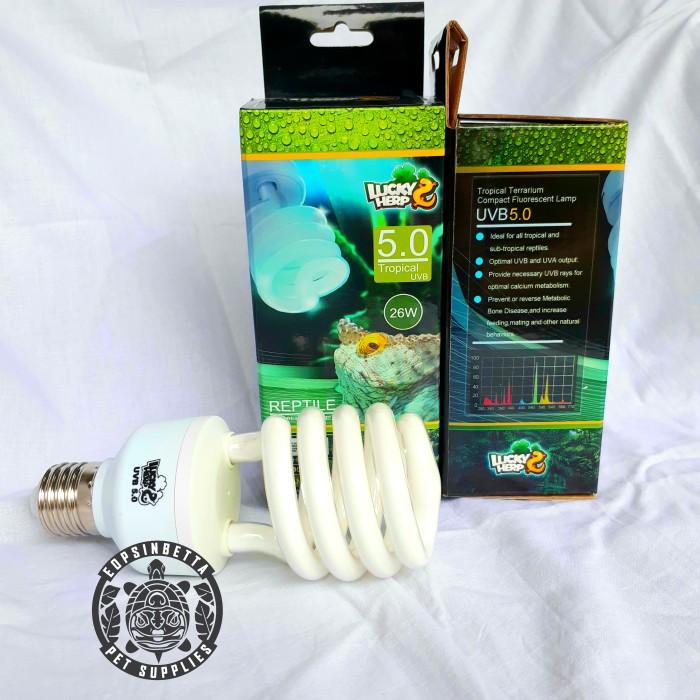 Lucky Herp, UVA UVB mercury vapor reptiles lamp 80 Watt R80 E27 thread