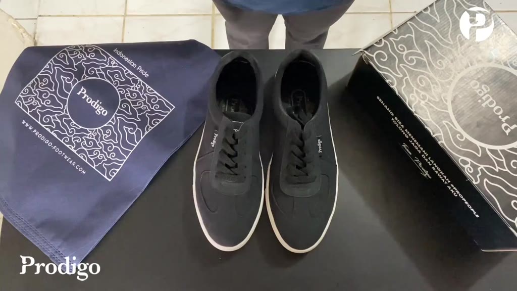 Jual Prodigo * Sepatu Pria New Joglo Black | Sepatu Sneakers | Casual ...