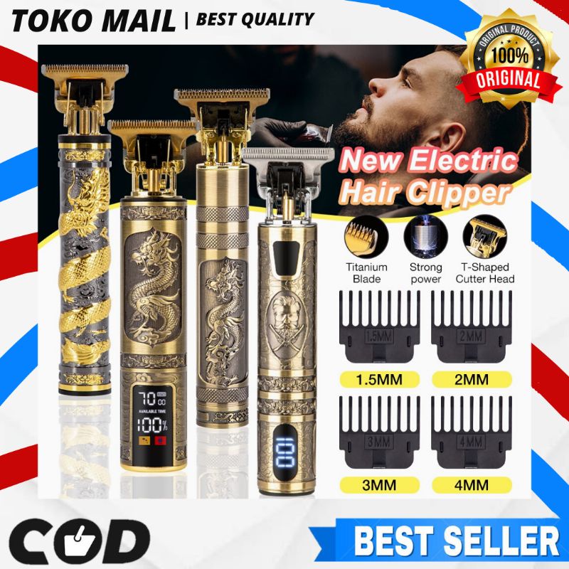Jual Profesional Hair Trimmer Clipper Mesin Shaver Alat Cukur Rambut ...