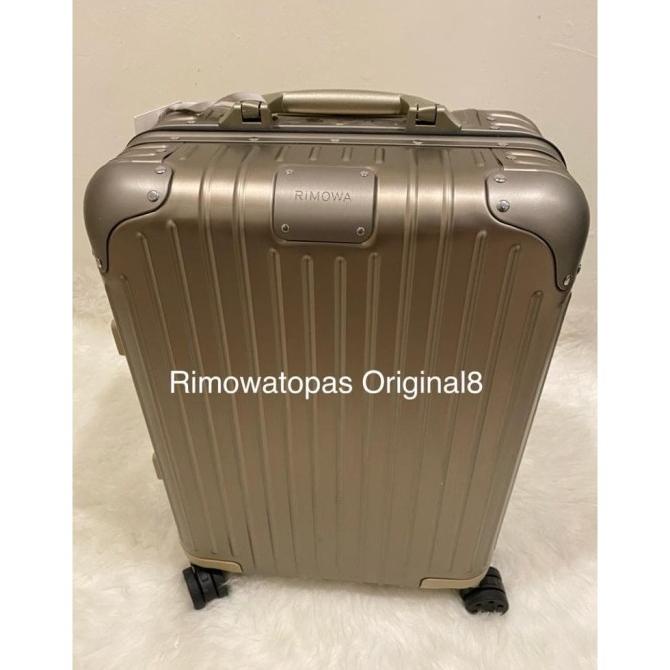 Jual TRAVEL BAG rimowa topas gold ( new generation ) 35 l ( original ...