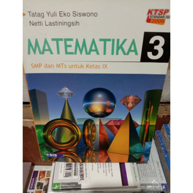 Jual BUKU MATEMATIKA SMP KELAS IX KTSP ERLANGGA | Shopee Indonesia