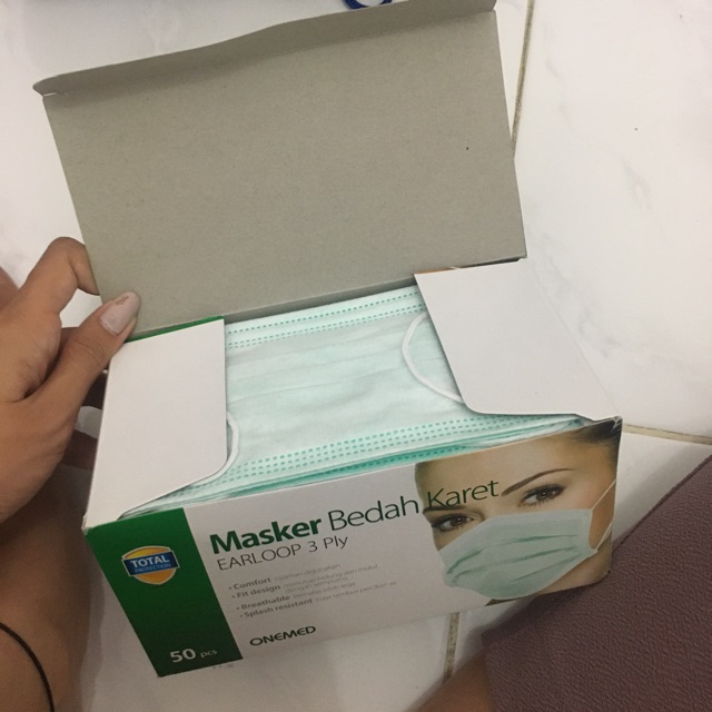 Jual Masker one med 1box isi 50pcs | Shopee Indonesia