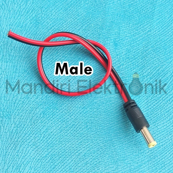 Jual Kabel DC Male / Kabel DC Female Tembaga Kuningan Konektor Jack DC ...