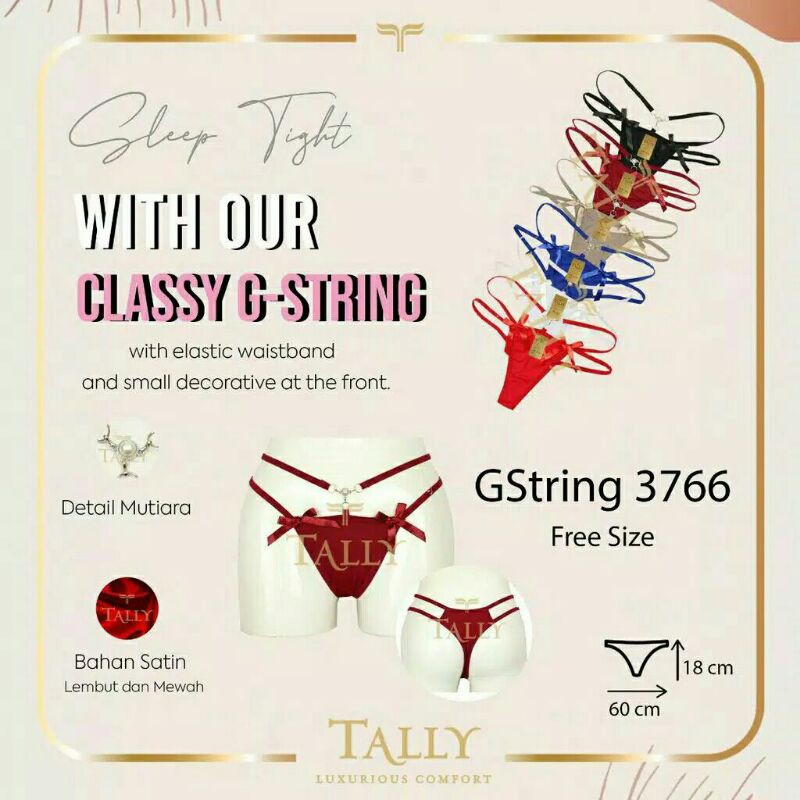 Jual Celana Dalam G String Tally Sleep Tight With Our Classy G