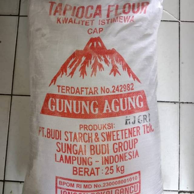 Jual Tepung Tapioka Aci Gunung Agung 25 Kg Shopee Indonesia