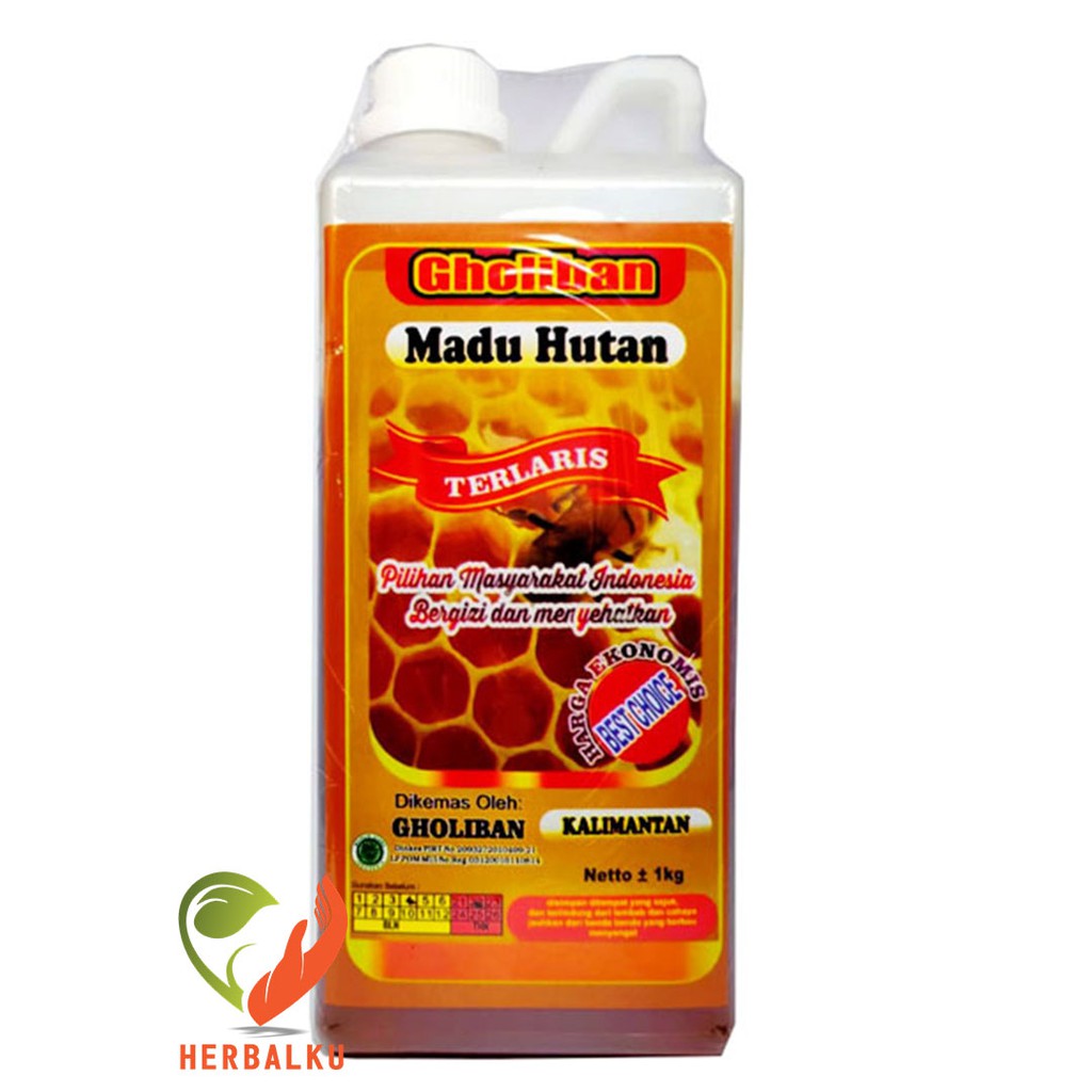 Jual Madu Hutan Gholiban 1kg Madu Hutan Kalimantan Gholiban 1 Kg Plus Bee Pollen Dan Royal