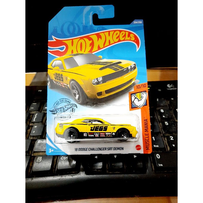 Jual 18 Dodge Challenger Srt Demon Hot Wheels Shopee Indonesia