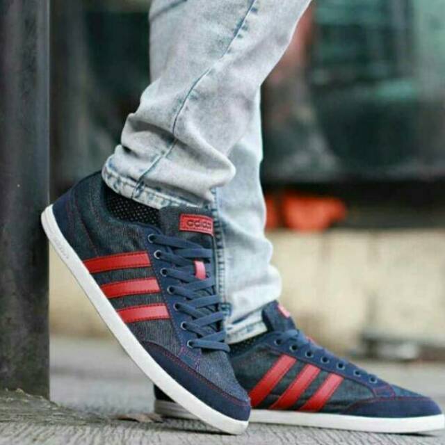 Adidas neo caflaire denim on sale