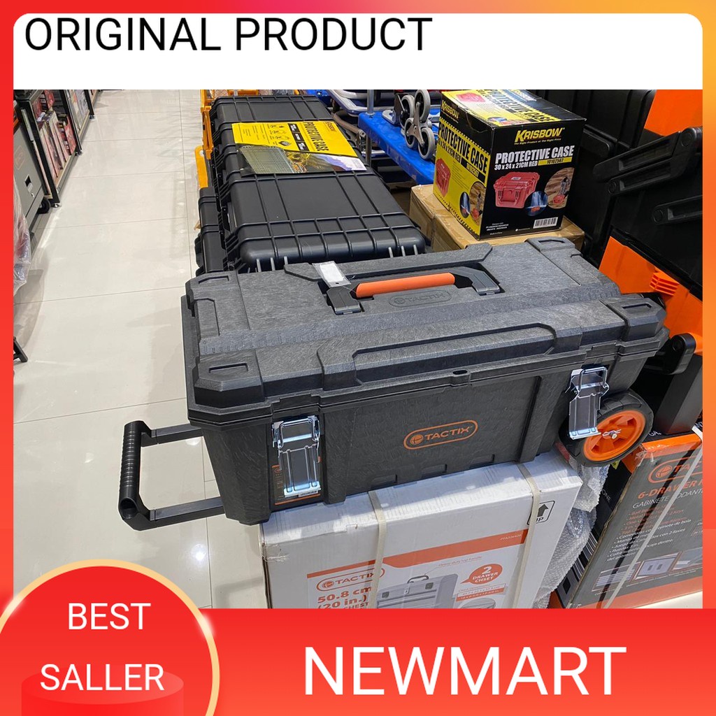 Jual Tactix Tool Box / Tactix Kotak Perkakas Dengan Roda 71cm | Shopee ...