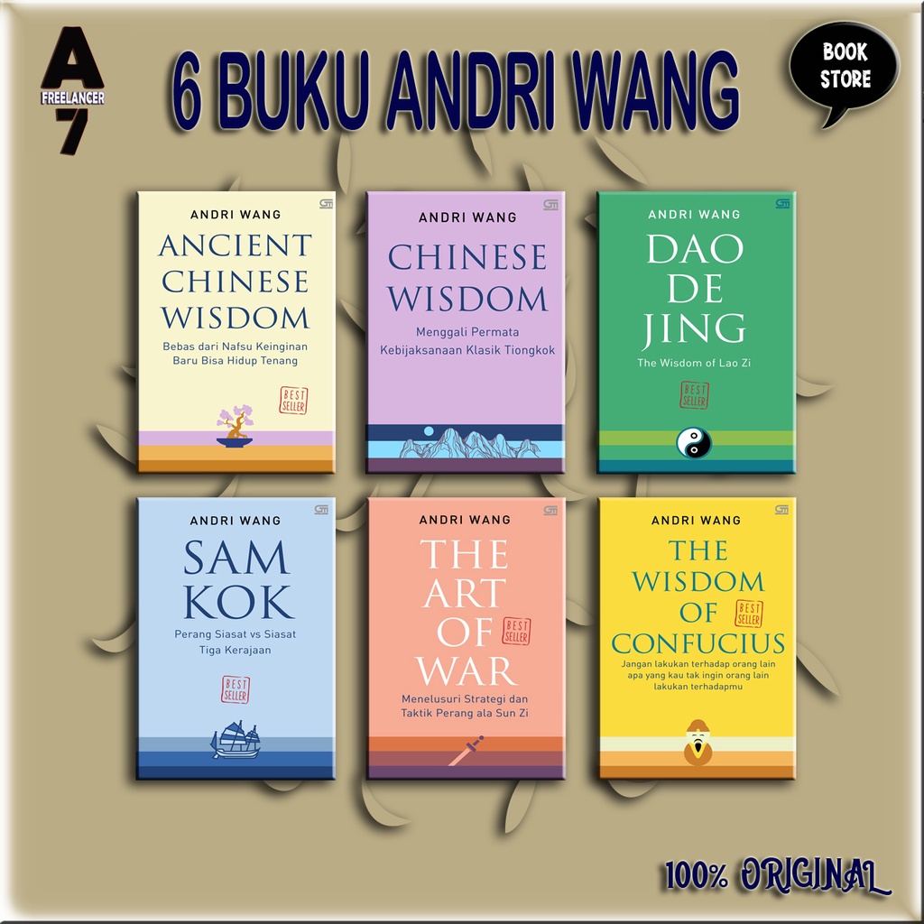 Jual Buku Andri wang Chinese Wisdom The Wisdom of Confucius Dao