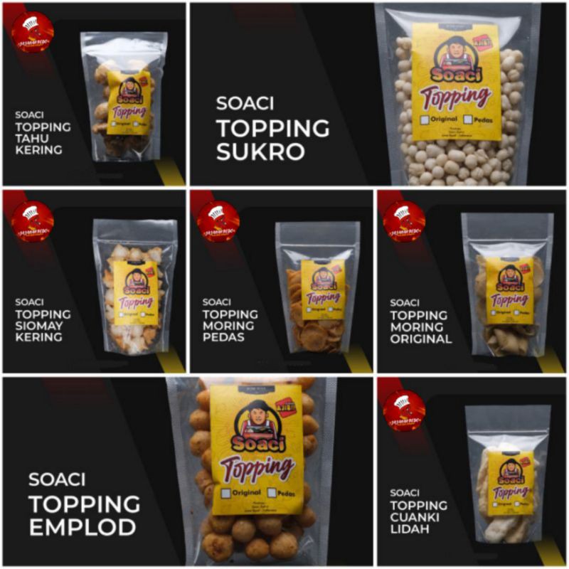 Jual Topping Baso Aci 7 Varian Soaci Shopee Indonesia