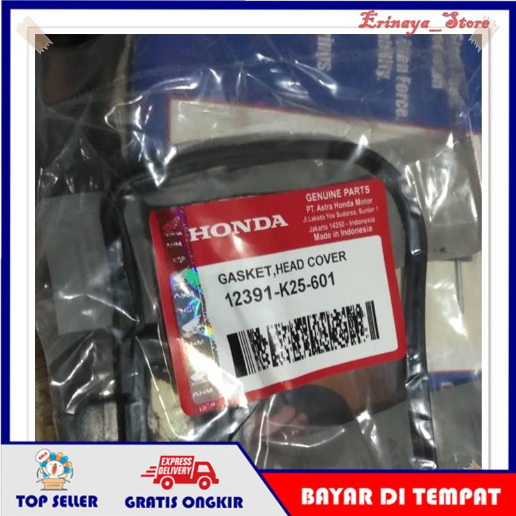 Jual ORIGINAL AHM Karet Head Cylinder Cover Motor Honda Beat FI F1 New Non Esp K25 Original Suku
