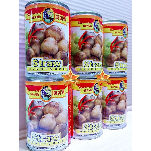 Jual Mamata Straw Mushroom 425gr Jamur Merang Jamur Kaleng Chau